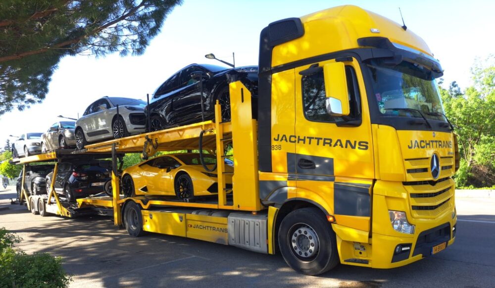 Jachttrans autotransport naar Spanje